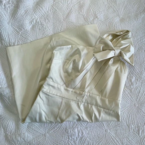 The Limited Coquette White Dress with Bow Dress NWOT - Picture 7 of 7